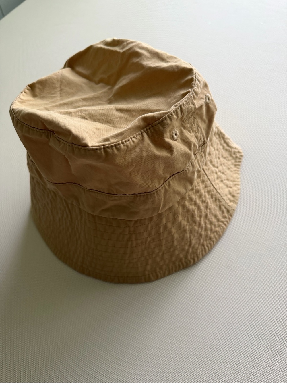 Zara Beige/Tan Cotton Bucket Hat